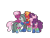 Size: 1600x1200 | Tagged: safe, artist:icey-wicey-1517, artist:kb-gamerartist, color edit, derpibooru import, edit, big macintosh, cheerilee, marble pie, sugar belle, earth pony, pony, unicorn, collaboration, big macintosh gets all the mares, bipedal, bisexual, bisexual pride flag, cheerimac, cheerimarblemac, clothes, colored, ear piercing, earring, eyes closed, eyeshadow, female, grin, hug, jewelry, lesbian, makeup, male, marbelle, marbilee, marblemac, marblesugarmac, mare, piercing, polyamory, polysexual, polysexual pride flag, pride, pride flag, raised hoof, shipping, simple background, smiling, socks, stallion, straight, striped socks, sugarlee, sugarmac, sugarmaclee, sugarmarilee, transparent background