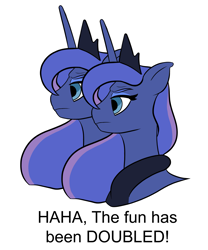 Size: 2559x3072 | Tagged: safe, artist:cocaine, derpibooru import, princess luna, alicorn, pony, meme, nordic gamer, the fun has been doubled, wojak