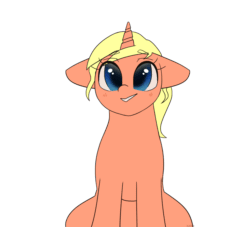 Size: 2000x1818 | Tagged: safe, artist:klooda, derpibooru import, oc, oc:early dawn, pony, unicorn, animated, blinking, blue eyes, blushing, commission, cute, daaaaaaaaaaaw, eyes closed, female, finished commission, gif, gift art, happy, horn, i love you, looking at you, mare, open mouth, perfect loop, pointing, pointing at you, raised hoof, shy, simple background, sitting, smiley face, smiling, smiling at you, solo, sparkles, text, unicorn oc, white background, ych result