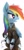 Size: 540x1125 | Tagged: safe, artist:raphaeldavid, derpibooru import, rainbow dash, pegasus, pony, aggressive, gritted teeth, karambit, knife, mercenary, scar, simple background, snarling, tactical vest, white background