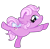 Size: 712x700 | Tagged: safe, artist:bat-b0y, derpibooru import, baby lickety split, pony, g1, female, filly, g1 to g4, generation leap, simple background, solo, transparent background