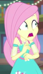 Size: 346x583 | Tagged: safe, derpibooru import, screencap, fluttershy, better together, costume conundrum, equestria girls, cropped, solo