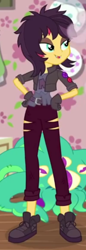 Size: 300x870 | Tagged: safe, derpibooru import, screencap, sunset shimmer, better together, costume conundrum, equestria girls, converse, cropped, shoes, solo, vampire shimmer