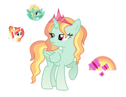 Size: 1280x991 | Tagged: safe, artist:tenderrain46, derpibooru import, zephyr breeze, oc, alicorn, pony, crown, female, jewelry, mare, regalia, simple background, transparent background