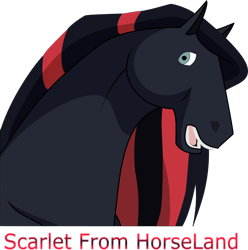 Size: 1138x1145 | Tagged: safe, artist:vinylwalk3r, derpibooru import, horse, series:horseland, barely mlp related, character:scarlet, horseland, inkscape, scarlet, simple background, transparent background, vector