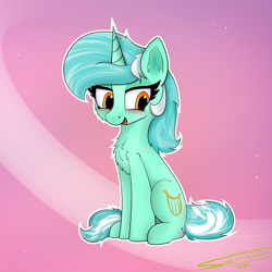 Size: 4000x4000 | Tagged: safe, artist:ser-p, derpibooru import, lyra heartstrings, pony, unicorn, abstract background, absurd resolution, blushing, female, solo