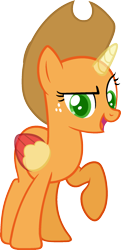 Size: 967x2005 | Tagged: safe, artist:pegasski, derpibooru import, oc, oc only, alicorn, pony, non-compete clause, alicorn oc, bald, base, eyelashes, freckles, hat, horn, open mouth, raised hoof, simple background, solo, transparent background, two toned wings, wings
