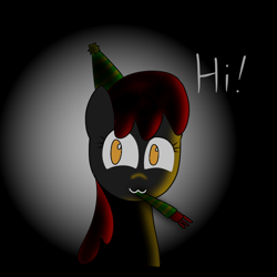 Size: 600x600 | Tagged: safe, derpibooru import, apple bloom, pony, :3, adorabloom, creepybloom, creepypasta, cute, luna game