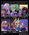 Size: 3897x4782 | Tagged: safe, artist:scribblecate, derpibooru import, moondancer, anthro, firefly (insect), hedgehog, human, insect, pony, unicorn, anthro with ponies, back to the future, boat, bust, clothes, crossover, dark skin, doc brown, female, gloves, king of red lions, kipo and the age of wonderbeasts, looking up, luz noceda, lying down, male, mare, marty mcfly, missing accessory, night, prone, scourge the hedgehog, six fanarts, smiling, sonic the hedgehog (series), stars, sunglasses, the legend of zelda, the owl house