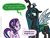 Size: 2048x1536 | Tagged: safe, artist:melspyrose, derpibooru import, queen chrysalis, starlight glimmer, changeling, changeling queen, pony, unicorn, a better ending for chrysalis, character development, crown, crying, cute, cutealis, dialogue, duo, female, forgiveness, glimmerbetes, jewelry, looking at each other, mare, reformed, regalia, simple background, smiling, speech bubble, white background