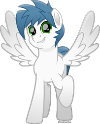 Size: 3653x4500 | Tagged: safe, artist:limedazzle, derpibooru import, oc, oc:white quartz, pegasus, pony, male, simple background, solo, stallion, transparent background