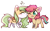 Size: 1619x1018 | Tagged: safe, artist:cloud-fly, derpibooru import, oc, oc only, earth pony, pegasus, pony, chibi, cute, female, kissing, mare, simple background, transparent background