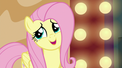 Size: 1280x720 | Tagged: safe, derpibooru import, screencap, fluttershy, pegasus, pony, viva las pegasus, cute, female, shyabetes, solo