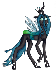 Size: 1280x1622 | Tagged: safe, artist:glitchentries, derpibooru import, queen chrysalis, changeling, changeling queen, simple background, solo, transparent background