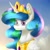 Size: 2000x2000 | Tagged: safe, artist:brilliant-luna, derpibooru import, princess celestia, alicorn, pony, bust, crown, ear fluff, female, jewelry, portrait, regalia, solo, solo female