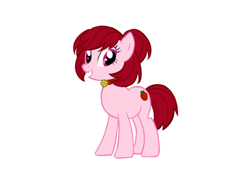 Size: 480x360 | Tagged: safe, alternate version, artist:sleepykoinu, derpibooru import, oc, oc only, earth pony, pony, base used, earth pony oc, grin, simple background, smiling, solo, white background