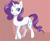 Size: 950x778 | Tagged: safe, artist:xxmurplexx, derpibooru import, rarity, pony, unicorn, abstract background, female, mare, solo