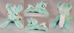 Size: 4017x1800 | Tagged: safe, artist:bastler, derpibooru import, lyra heartstrings, pony, unicorn, irl, photo, plushie, sleeping