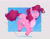 Size: 2200x1700 | Tagged: safe, artist:cuttledreams, derpibooru import, pinkie pie, earth pony, pony, belly fluff, chest fluff, confetti, cute, diapinkes, female, leg fluff, mare, solo, unshorn fetlocks