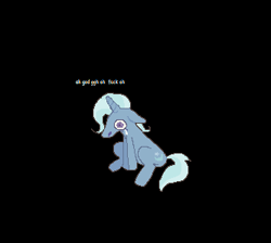 Size: 333x299 | Tagged: safe, artist:hardpee, derpibooru import, trixie, pony, unicorn, black background, crying, female, mare, simple background, solo, vulgar