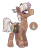 Size: 600x734 | Tagged: safe, artist:sweet-psycho-uwu, derpibooru import, oc, oc only, hybrid, zony, bag, deviantart watermark, male, obtrusive watermark, offspring, parent:trouble shoes, parent:zecora, saddle bag, simple background, solo, transparent background, watermark