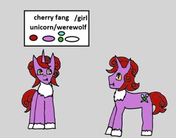 Size: 920x721 | Tagged: safe, derpibooru import, oc, pony, unicorn, tumblr, warewolf pony