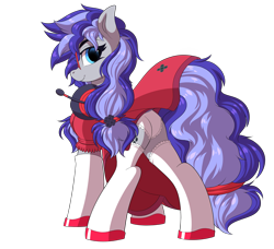 Size: 6865x6251 | Tagged: safe, artist:ask-colorsound, derpibooru import, oc, oc only, oc:cinnabyte, earth pony, pony, adorkable, butt, clothes, cute, dork, dress, female, gaming headset, glasses, headphones, headset, mare, simple background, smiling, socks, solo, transparent background