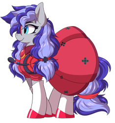 Size: 5859x6251 | Tagged: safe, artist:ask-colorsound, derpibooru import, oc, oc only, oc:cinnabyte, earth pony, pony, adorkable, clothes, cute, dork, dress, female, gaming headset, glasses, headphones, headset, mare, simple background, smiling, socks, solo, transparent background