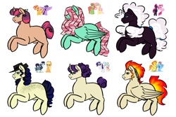 Size: 3189x2126 | Tagged: safe, artist:lieutenantcactus, derpibooru import, applejack, coco pommel, coloratura, fluttershy, pinkie pie, rainbow dash, rarity, spitfire, sunset shimmer, tempest shadow, tree hugger, twilight sparkle, oc, oc:blazin' glory, oc:dove wing, oc:formal wear, oc:harmony trust, oc:jazz medly, oc:triple blueberry sunrise, earth pony, pegasus, pony, unicorn, female, flutterhugger, lesbian, magical lesbian spawn, marshmallow coco, next generation, offspring, parent:applejack, parent:coco pommel, parent:coloratura, parent:fluttershy, parent:pinkie pie, parent:rainbow dash, parent:rarity, parent:spitfire, parent:sunset shimmer, parent:tempest shadow, parent:tree hugger, parent:twilight sparkle, parents:flutterhugger, parents:marshmallow coco, parents:rarajack, parents:spitdash, parents:sunsetsparkle, parents:tempestpie, rarajack, shipping, simple background, spitdash, sunsetsparkle, tempestpie, white background