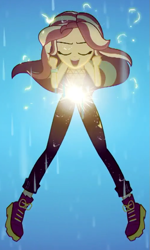 Size: 507x845 | Tagged: safe, derpibooru import, screencap, sunset shimmer, better together, equestria girls, let it rain, cropped, female, solo