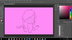 Size: 1366x768 | Tagged: safe, artist:fernandojc-draftsman, derpibooru import, screencap, oc, oc only, pegasus, pony, burrito, chibi, food, glasses, hoof hold, leonine tail, lineart, pegasus oc, pink background, simple background, solo, wings, wip