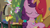 Size: 1920x1080 | Tagged: safe, derpibooru import, screencap, big macintosh, discord, spike, sugar belle, dragon, the big mac question, apple, food, hug, pear tree, pie, tree, winged spike