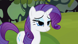 Size: 1280x720 | Tagged: safe, derpibooru import, screencap, rarity, pony, unicorn, spike at your service, female, lidded eyes, mare, solo