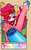 Size: 666x1063 | Tagged: safe, alternate version, artist:charlie-fell, derpibooru import, pinkie pie, earth pony, pony, :d, bust, cheering, chest fluff, clown, confetti, eyes closed, female, hoof polish, mare, open mouth, party cannon, smiling, unshorn fetlocks