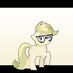 Size: 1000x1000 | Tagged: safe, artist:little-tweenframes, derpibooru import, oc, oc only, oc:phoenix feather, pony, unicorn, deleted from derpibooru, glasses, next generation, offspring, parent:sunset shimmer, solo