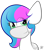 Size: 686x771 | Tagged: safe, artist:sugarcloud12, derpibooru import, oc, oc:sugar cloud, pony, bust, face mask, female, mare, mask, portrait, simple background, solo, transparent background