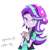 Size: 2000x2000 | Tagged: safe, artist:spahiro7, derpibooru import, starlight glimmer, equestria girls, beanie, blushing, drinking, hat, simple background, solo, straw, white background