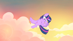 Size: 1920x1080 | Tagged: safe, derpibooru import, screencap, twilight sparkle, twilight sparkle (alicorn), alicorn, pony, three's a crowd, cute, flying, solo, twiabetes