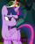 Size: 572x720 | Tagged: safe, derpibooru import, screencap, twilight sparkle, twilight sparkle (alicorn), alicorn, pony, princess twilight sparkle (episode), big crown thingy, butt, caption, crown, element of magic, female, image macro, jewelry, mare, plot, regalia, solo, text, twibutt