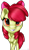 Size: 961x1639 | Tagged: safe, artist:11-shadow, derpibooru import, apple bloom, earth pony, pony, female, looking at you, simple background, smiling, solo, transparent background