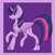 Size: 2449x2449 | Tagged: safe, artist:toptian, derpibooru import, twilight sparkle, twilight sparkle (alicorn), alicorn, pony, abstract background, female, mare, raised hoof, solo