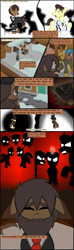 Size: 1280x4309 | Tagged: safe, artist:mr100dragon100, derpibooru import, comic:new beginnings and new friends, adam (frankenstein monster), box, comic, crying, dark forest au's dr. jekyll and mr. hyde, dark forest au's matthew, griffin (character), red, scared, shadow figures, simple background, snow, street, white background