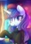 Size: 848x1200 | Tagged: safe, artist:musicfirewind, derpibooru import, rarity, pony, unicorn, sweet and elite, beatnik rarity, beret, clothes, cute, female, hat, mare, open mouth, rain, solo, sweater