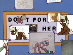 Size: 1600x1201 | Tagged: artist needed, safe, verity, earth pony, pony, do it for her, exploitable meme, female, meme, solo
