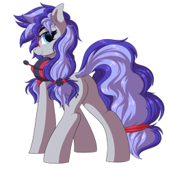 Size: 6357x6251 | Tagged: safe, artist:ask-colorsound, derpibooru import, oc, oc only, oc:cinnabyte, earth pony, pony, adorkable, bandana, butt, cinnabetes, clothes, cute, dork, female, gaming headset, glasses, headphones, headset, mare, simple background, smiling, solo, transparent background
