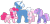 Size: 1280x625 | Tagged: safe, artist:handlz, derpibooru import, pinkie pie, pokey pierce, oc, oc:funfetti, oc:marshmallow surprise, earth pony, pegasus, pony, unicorn, alternate hairstyle, colt, family, female, filly, male, missing cutie mark, offspring, parent:pinkie pie, parent:pokey pierce, parents:pokeypie, pokeypie, shipping, simple background, straight, tongue out, transparent background