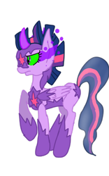 Size: 800x1280 | Tagged: safe, artist:carritrap, derpibooru import, twilight sparkle, twilight sparkle (alicorn), alicorn, pony, bevor, boots, chamfron, chestplate, clothes, colored horn, corrupted, corrupted twilight sparkle, couteau, criniere, croupiere, cuirass, curved horn, dark, dark equestria, dark magic, dark queen, dark twilight, dark twilight sparkle, dark world, darklight, darklight sparkle, evil twilight, fauld, female, gorget, helmet, hoof shoes, horn, jewelry, magic, necklace, pauldrant, pauldron, plackart, possessed, queen of shadows, queen twilight, queen twilight sparkle, regalia, rerebrant, shoes, simple background, solo, sombra empire, sombra eyes, sombra horn, transparent background, twilight is anakin, tyrant sparkle, vambrant