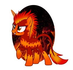 Size: 1280x1231 | Tagged: safe, artist:tenderrain46, derpibooru import, oc, oc only, unicorn, female, fire pony, mare, simple background, solo, transparent background