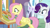 Size: 1920x1080 | Tagged: safe, derpibooru import, screencap, fluttershy, rarity, pegasus, pony, unicorn, the ending of the end, female, horn, mare, purple mane, white coat