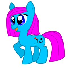 Size: 561x576 | Tagged: safe, artist:pokeloidpachiviray, derpibooru import, oc, oc only, oc:angela, earth pony, earth pony oc, simple background, solo, transparent background